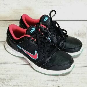 Nike Retro Style Black & Neon Coral Steady IX SL Athletic Shoes- Size 6